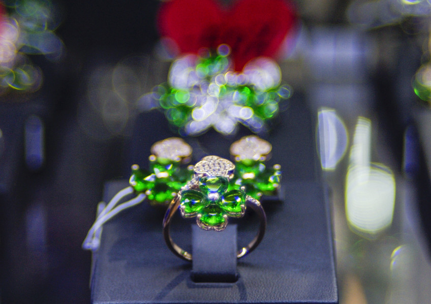 Smeraldo gioiello anello